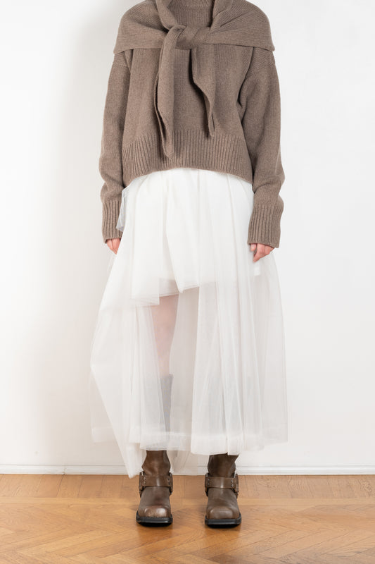 The On Fire Skirt by Nackiye is an assymetric tulle ballerina inspired skirt