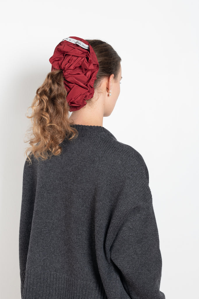 The Scrunchy by Nackiye is a hair scrunchie for half-up styles or to highlight a chignon