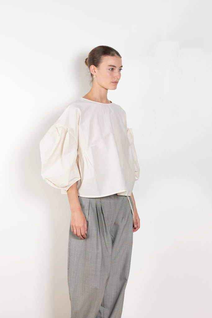 The Baby Love Top by Nackiye is a balloon sleeve top with pintuck details