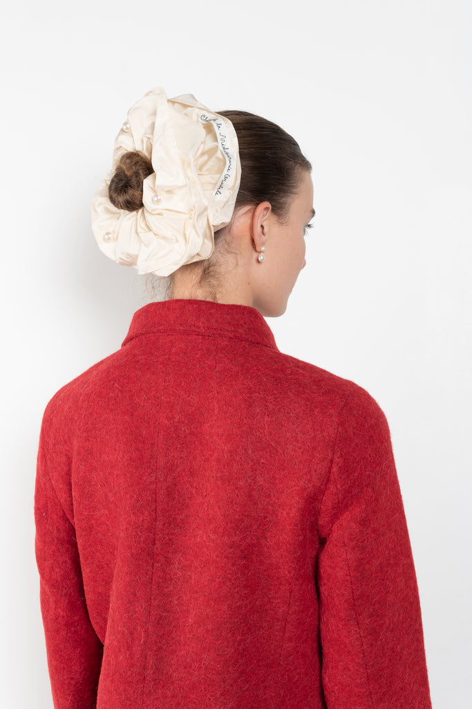 The Scrunchy by Nackiye is a hair scrunchy for half-up styles or to highlight a chignon