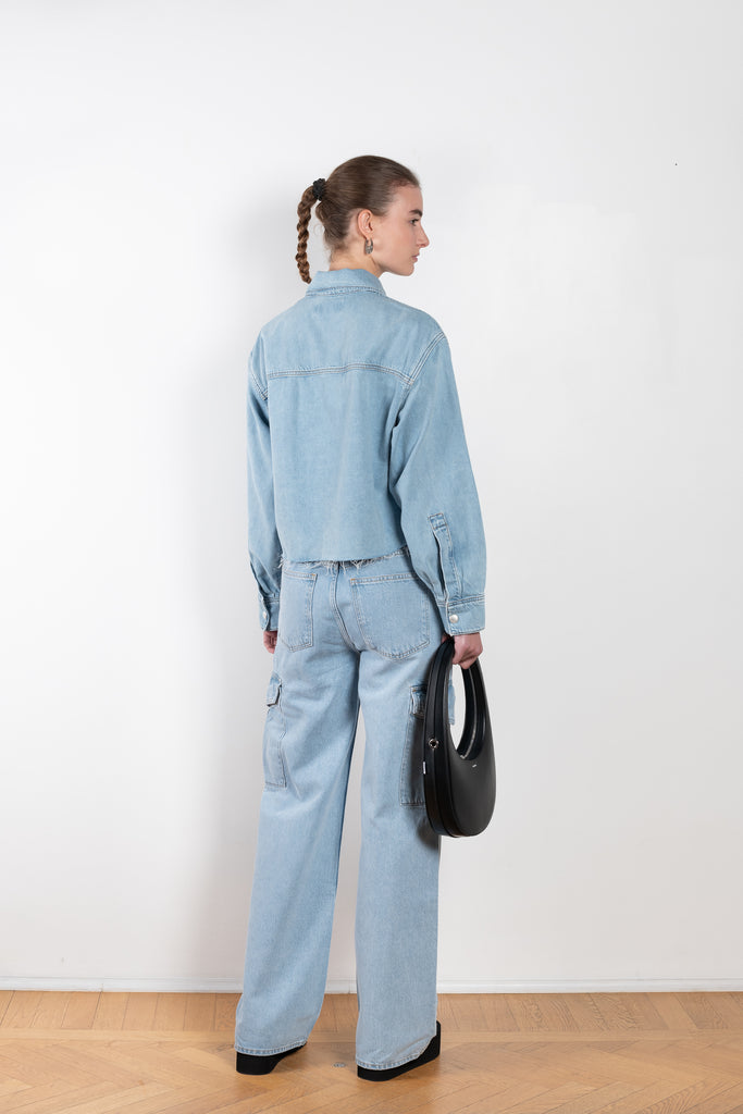 The Minka Cargo by AGOLDE is an elevated twist on the average cargo pant, featuring a waist-accentuating high rise, a relaxed flare leg and large cargo pocket